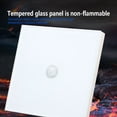 thumbnail image 3 of Light Switch Panel, 110-240V Flame Retardant Sensitive High Temperature  Touch Panel Light Switch Tempered Glass  Insulation  For Living Room, 3 of 8