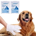 thumbnail image 2 of 12 guantes desechables para mascotas, para gatos y perros, suministros de baño, guantes de limpieza y masaje., 2 of 7