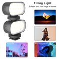 thumbnail image 2 of Mini Video Chatting Light Indoor Living Streaming Camera Lamp Photography Accessories Selfie Desktop Cold Shoe Stackable Fill Lights Camcorder Accessory, 2 of 9