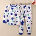 thumbnail image 3 of Conjunto de pijamas de Navidad para niños, ropa interior para niños, niñas y adolescentes, ropa de dormir para bebés, conjunto de parte superior e inferior, Otoño e Invierno, 3 of 4
