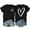 Black, variant on Heart T-Shirts for Women Short Sleeve Crew Neck Graphic Tee Summer Womens Casual Printed Tshirts