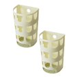 thumbnail image 1 of Oleegame 2PC Spoon And Lid Rest Wall Mounted Garbage Bags Tray Storage Box Multipurpose Plastic Bags Holder Rack Kitchen Tableware Sundries Organizer Green, 1 of 4