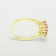 thumbnail image 5 of LBG British Made 18k Yellow Gold Pink Tourmaline ring Womens Anniversary Ring - 33 size options - Size 11.75, 5 of 6