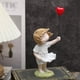 thumbnail image 5 of Niña Sosteniendo Adorno de Globo, Decoración de Sala de Estar, Adorno de Paz, Antiguerra y Amor,B, 5 of 5