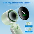 thumbnail image 5 of 3-in-1 USB Rechargeable Ice-Cool Electric Fan - Portable Handheld Fan, 5-Speed Adjustable, 12-Hour Runtime, Ideal for Outdoor Activities, 5 of 8