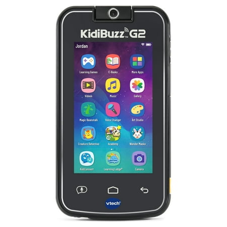 VTech KidiBuzz G2 Kid Electronic Smart Device with KidiConnect, Black