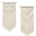 thumbnail image 1 of piezas de macramé para colgar en la pared, tapiz tejido pequeño, decoración de arte de pared WD.WDQZL Hogar, 1 of 5