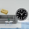 thumbnail image 2 of Caja De Pañuelos Minimalista Moderna Con Reloj De Pared Acrílico, Adorno Decorativo Para El Hogar, Baño, Cocina, Oficina, Comedor., 2 of 7