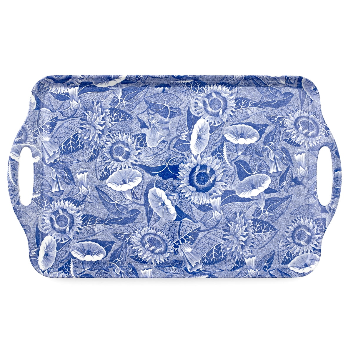 Pimpernel Blue Room Sunflower Large Melamine Handled Tray