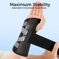 thumbnail image 5 of INDEEMAX Copper Carpal Tunnel Wrist Brace,Breathable Wrist Support for Women and Men,Adjustable Wrist Support Splint for Tendonitis,Sprain,Arthritis,Pain Relief (Grey/Black,S/M), 5 of 7