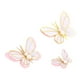 thumbnail image 2 of Juego de 3 adornos para tartas con forma de mariposa, adornos para tartas, decoraciones para fiestas de mujeres, decoraciones para comida, baby rosa, 2 of 7