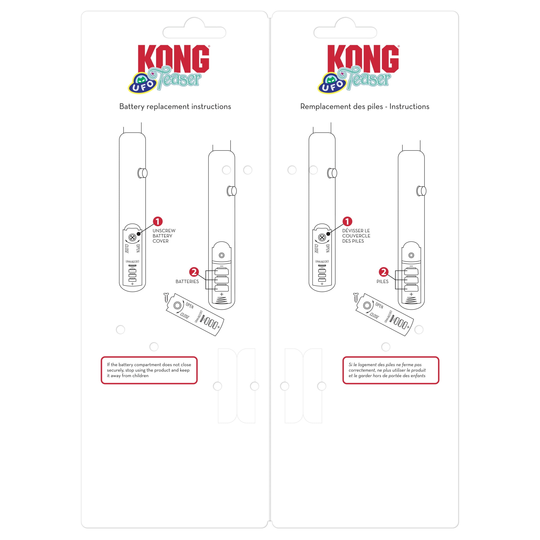 KONG Teaser UFO Dangling Light-up Cat Teaser