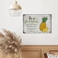 thumbnail image 6 of Rustic Aluminum Sign Be A Pineapple Vintage Bar Sign Tin Metal Sign Retro Home Kitchen Room Wall Door Hanger Decor Sign 8x12 Inch, 6 of 7