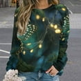 thumbnail image 2 of Landscape Butterfly Womens Oversized Sweatshirts Hoodies Crewneck Casual Tops Comfy FallWinter Clothes 2024, 2 of 7