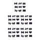 thumbnail image 2 of Qarigey 9 Pieces Hair State Patch Small Styling Shop Salon Household Clips Tools Seamless Accessories Lady Sticker Lightweight Type2 NO2, 2 of 6