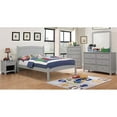 thumbnail image 3 of Bowery Hill Transitional Solid Wood Dresser and Mirror in Gray, 3 of 3