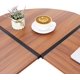 thumbnail image 3 of HHQHHQA  L-Shaped Corner Desk Computer Gaming Desk - 58 Inch Modern Home PC Table Office Writing Workstation, Bright Walnut, 3 of 7