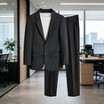 thumbnail image 4 of StSilkitty Men's 2 Piece Outfits Long Sleeve 2 Buttons Blazer and Pants Sets Lightweight Soft Comfy Outfit, 4 of 5