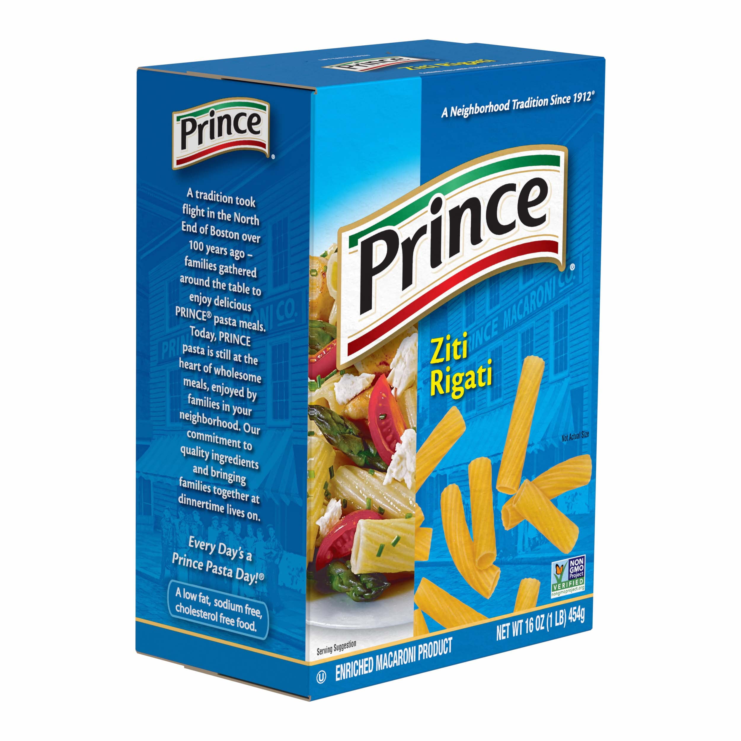 (12 pack) Prince Ziti Rigati Pasta, 16-Ounce Box
