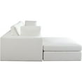 thumbnail image 6 of Diamond Sofa MUSE2SC1AC1OTWH Muse Performance Fabric Modular Reversible Chaise Sectional, Mist White - 4 Piece, 6 of 8