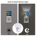 thumbnail image 3 of Honeii Whimsical Sunflowers Night Sky Print LED Night Light with Light Sensor, Night Lights Plug Into Wall,Ideal for Bedrooms and Hallways-UK, 3 of 7