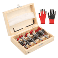 thumbnail image 1 of Kit 5 Pcs Broca Bloosom  Para Bisagra Forstner 15-35 Mm Madera Con Tope Rojo, 1 of 4