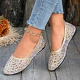 thumbnail image 5 of Caywon Women Feminine Mesh Sequin Embroidered Flat Shoes, Pointed Toe Bow Back Slip On, Dressy Casual Summer Comfortable, Ladies Shoes Zapatos Mujer, 5 of 9