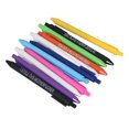 thumbnail image 4 of Press Ballpoint Pen, Black Ink 0.5mm Tip 11Pcs Colorful Shell Ballpoint Pen Set  For Office, 4 of 8