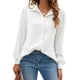 thumbnail image 2 of Blusas largas para mujer,Camisa con botones para mujer, manga larga abombada, camisa de manga larga para mujer, rendimiento lleno de energía, 2 of 6