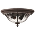 thumbnail image 2 of Hinkley Lighting-1243MN-Oxford Collection Flush Mount Midnight Bronze, 2 of 2