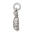 thumbnail image 5 of Auriga 925 Sterling Silver Antiqued Boxing Gloves Charm for Women (Length - 24 mm, Width - 14 mm), 5 of 6