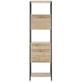 thumbnail image 3 of SAFAVIEH Gabrielle Retro Mid Century Wood Etagere, Oak/Black, 3 of 9