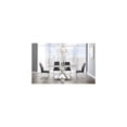 thumbnail image 6 of Global Furniture USA Jhoanna Faux Marble Glass Top Dining Table in White, 6 of 10