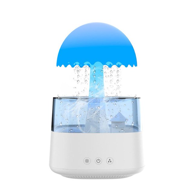 Rain Drop Cloud Humidifier Rain Drop Sound Aromatherapy Oil N6R0