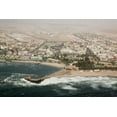 thumbnail image 2 of Kaveney, Wendy 32x23 Gold Ornate Wood Framed with Double Matting Museum Art Print Titled - Namibia, Swakopmund Aerial cityscape and bay, 2 of 4