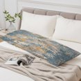 thumbnail image 6 of Blue Yellow Copper Rust Body Pillow Cover 20 x 60 Inch Decorative Pillow Cover Vintage Industrial Mottled Abstract Lumbar Pillowcase Seasonal Rectangle Cushion Case for Couch Sofa Bed Living Room, 6 of 9
