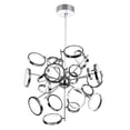 thumbnail image 6 of CWI Lighting Colette 3Contemporary Metal LED Chandelier in Chrome, 6 of 6
