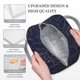 thumbnail image 3 of Disketp Navy Dark Blue Bolsa Térmica para Almuerzo, Lonchera con Abertura Amplia y Gran Capacidad, Organizador Reutilizable para Mujeres, Hombres y Adultos, 3 of 6