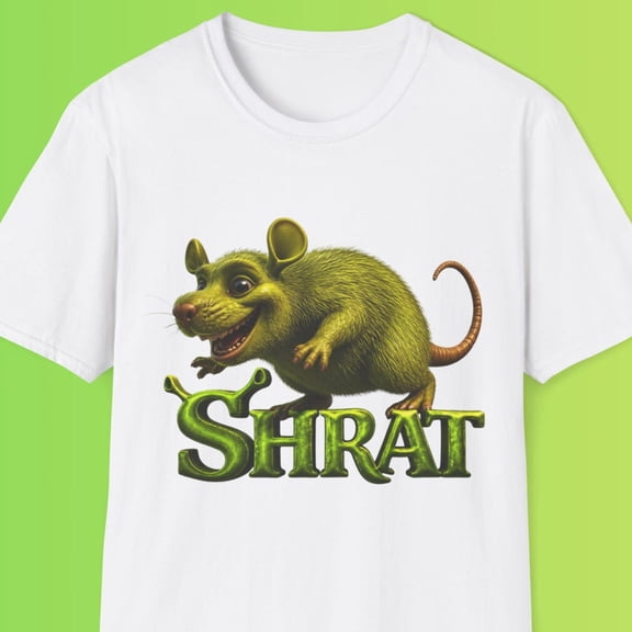 Shrat Rat Graphic Tee T-Shirt | Animal Top Size S-5XL