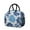 Blue Pioneer Flower-7, variant on Obrewu Blue Pioneer Flower Lunch Bag for Adult, Insulated, Leakproof, Oxford Cloth