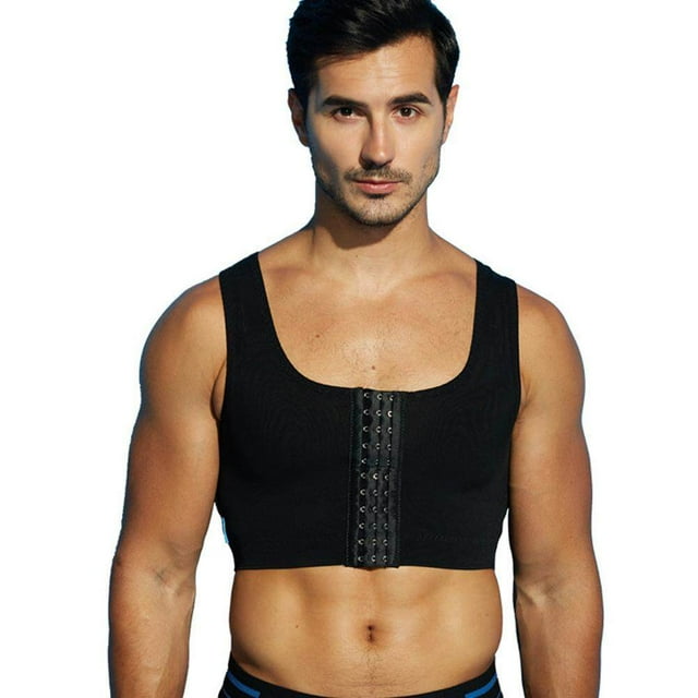 Maoww Men Chest Shape Vests Male Control Breast Gynecomastia Professional Slimming Tank Top Correct Corset Compressing Compression No.2