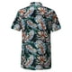 Aqestyerly Hauts pour Hommes Chemise de Plage Hawaïenne Manches Courtes Imprimé Été Casual Bouton Chemises – image 3 sur 5