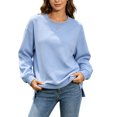 thumbnail image 2 of Azrian Women’s Crew Neck Oversized Sweatshirt,Casual Long Sleeve Pullover Top Sizes S-2XL, 2 of 8