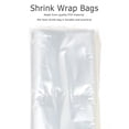 thumbnail image 4 of Homemaxs 200 Pieces POF Practical Shrink Wrap Bags Heat, Clear, 4 of 10