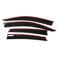 thumbnail image 3 of Geelife Fits 16-21 Honda Civic Sedan OE Style Window Visor Rain Guard W/ Chrome Trim 4PC, 3 of 9