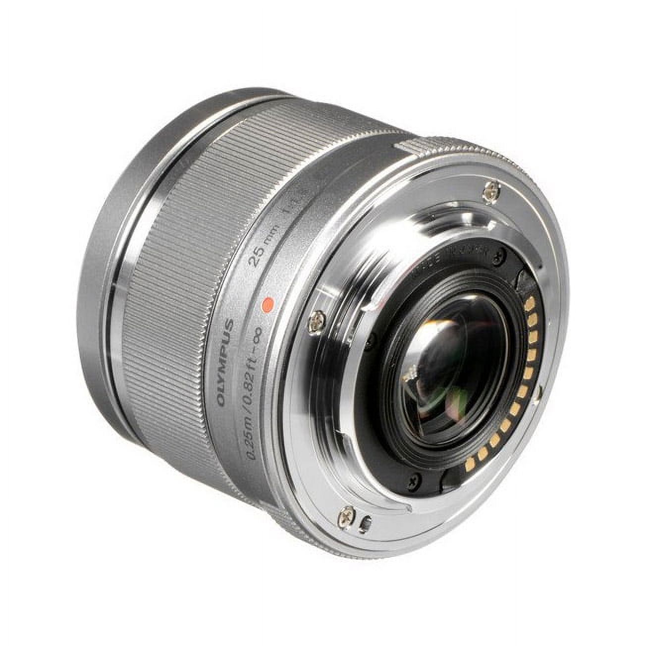 Olympus M.Zuiko Digital 25mm F1.8 Lens, for Micro Four Thirds Cameras (Silver) - image 2 of 2