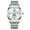 Silver White, variant on GUANQIN Vintage Diamond Dial Automatic Self-Winding Mechanical Men Wrist Watch Business Stainless Steel Sapphire Crystal Waterproof Clock Luminous Moon Phase Date