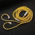 thumbnail image 4 of Paquete de 3 Almohadillas para Los Oídos Cable de Extensión Trenzado de 8 Núcleos en La Oreja 2 Pines de 3,5 Mm para KZ Sunnimix cable de auriculares, 4 of 8