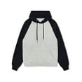 thumbnail image 4 of ZRGHAOYLQ Mens Fleece Lined Hoodies Pullover Big & Tall S-3XL Plus Size Sweatshirts Color Block Hoodies Trendy Thermal Warm Long Sleeve Basic Shirts Tops with Pockets Gray XXXL, 4 of 5