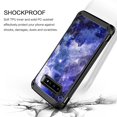 thumbnail image 3 of Galaxy S10 Plus Case, Samsung S10 Plus Case, Glow in The Dark Dual Layer Hybrid Hard PC Soft TPU Rubber Rugged Anti-Slip Shockproof Protective Cases for Samsung Galaxy S10+ 6.4", Nebula, 3 of 8